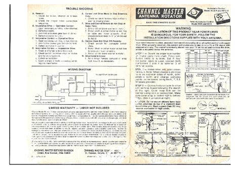 channel master 9513 manual